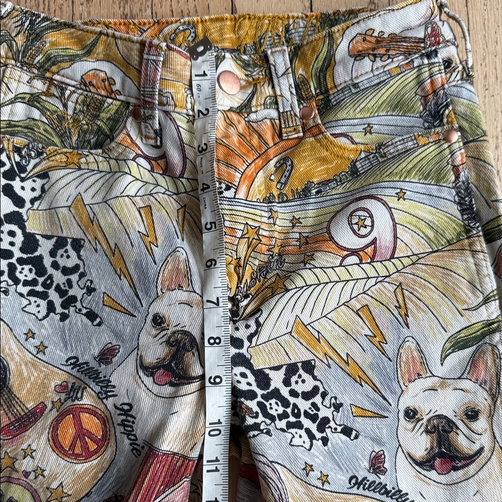 Wrangler Ladies Lainey Life Of Lainey Multiprint Flare Jeans 25 x 32 - Picture 6 of 11